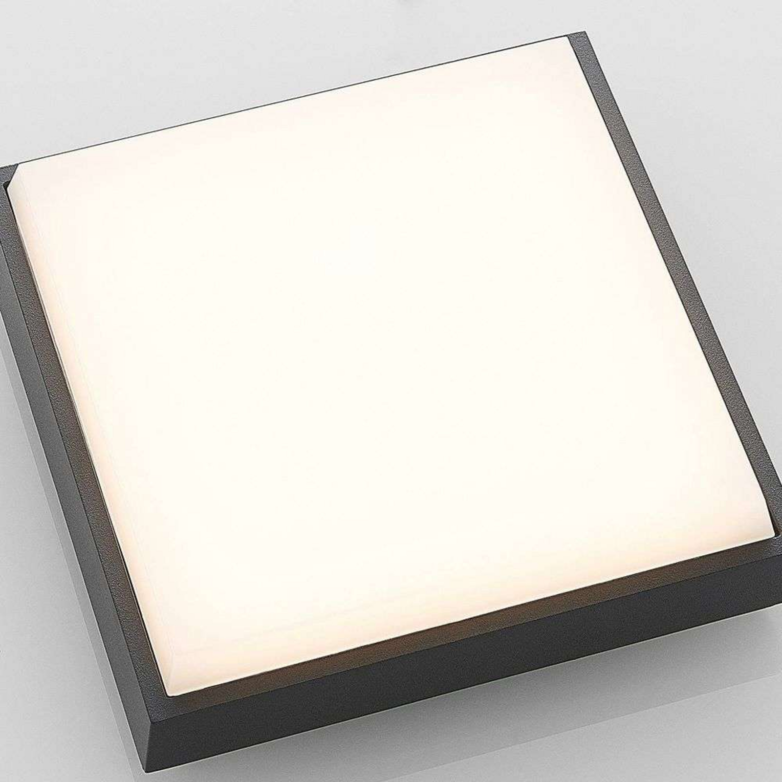Amra LED Square Ulko Kattovalaisin 17,5 Dark Grey - Lucande