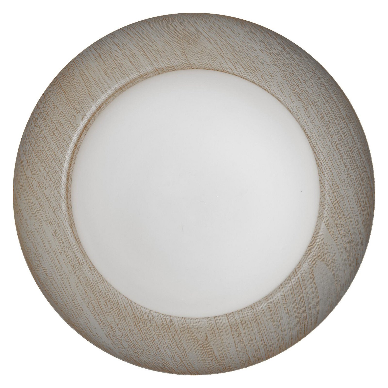 Lampa sufitowa OSRAM ORBIS Milan, drewno, Ø 31 cm, metal/szkło