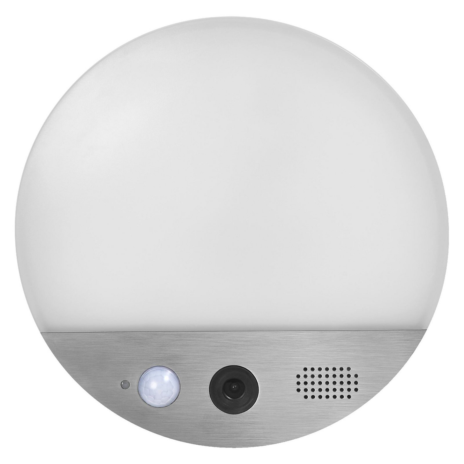 OSRAM SMART+ WiFi Außenwandlampe ROUND, Kamera, Sensor, grau