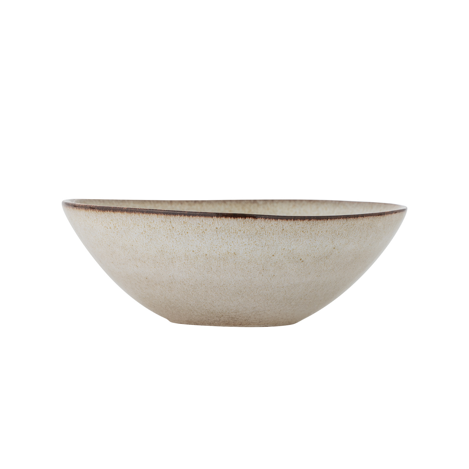Sandrine Schale, beige, Höhe 10 cm, Keramik - Bloomingville