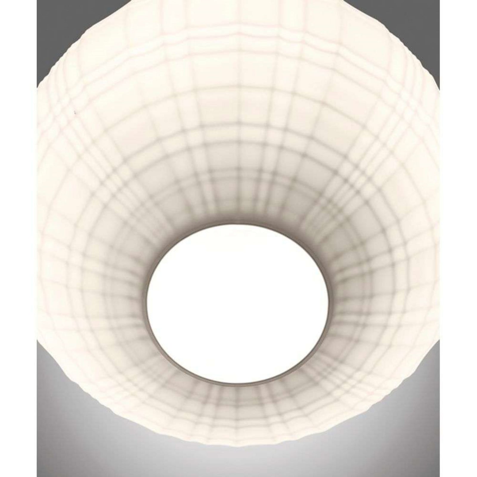 Tartan LED Pendelleuchte Dimmbar Weiß Foscarini - Glas