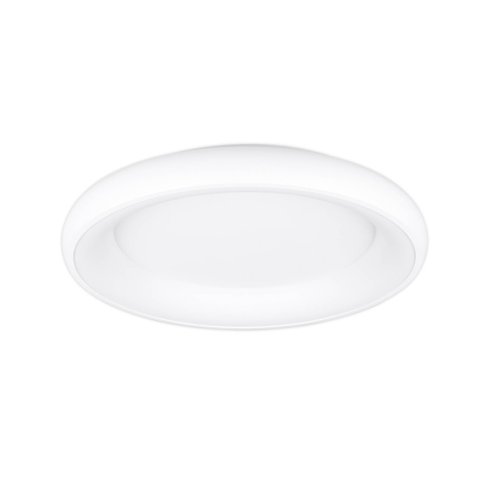 LED-Deckenlampe Cardona, Ø 62 cm, weiß matt, Metall, CCT