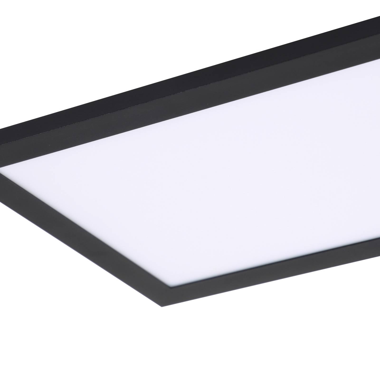 Panel LED Enhife marki Lindby, czarny, 80x20 cm