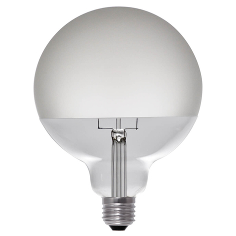 LED-Globelampe halbmatt E27 8W, warmweiß