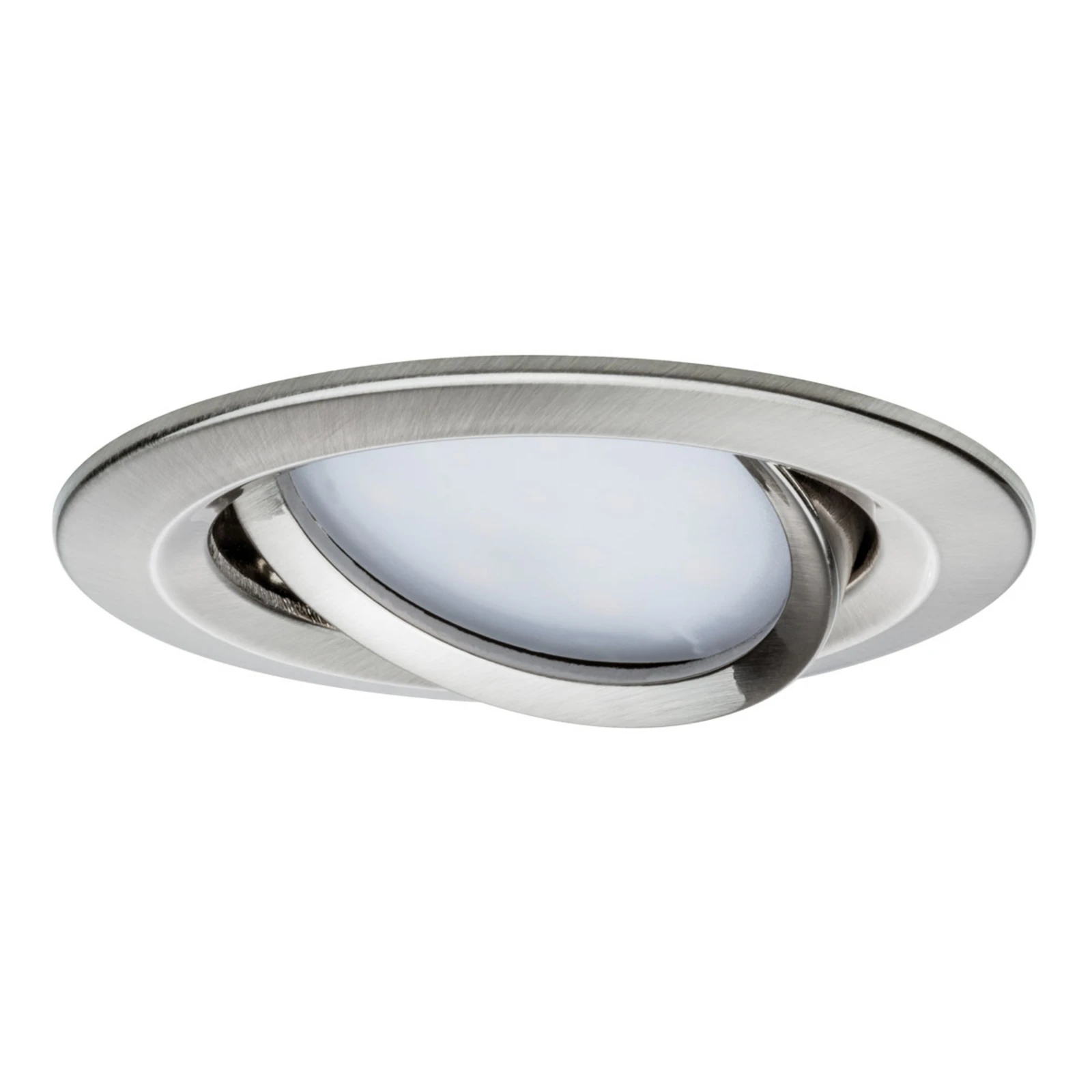 Paulmann 3 Slim Coin giratorio, atenuable, hierro