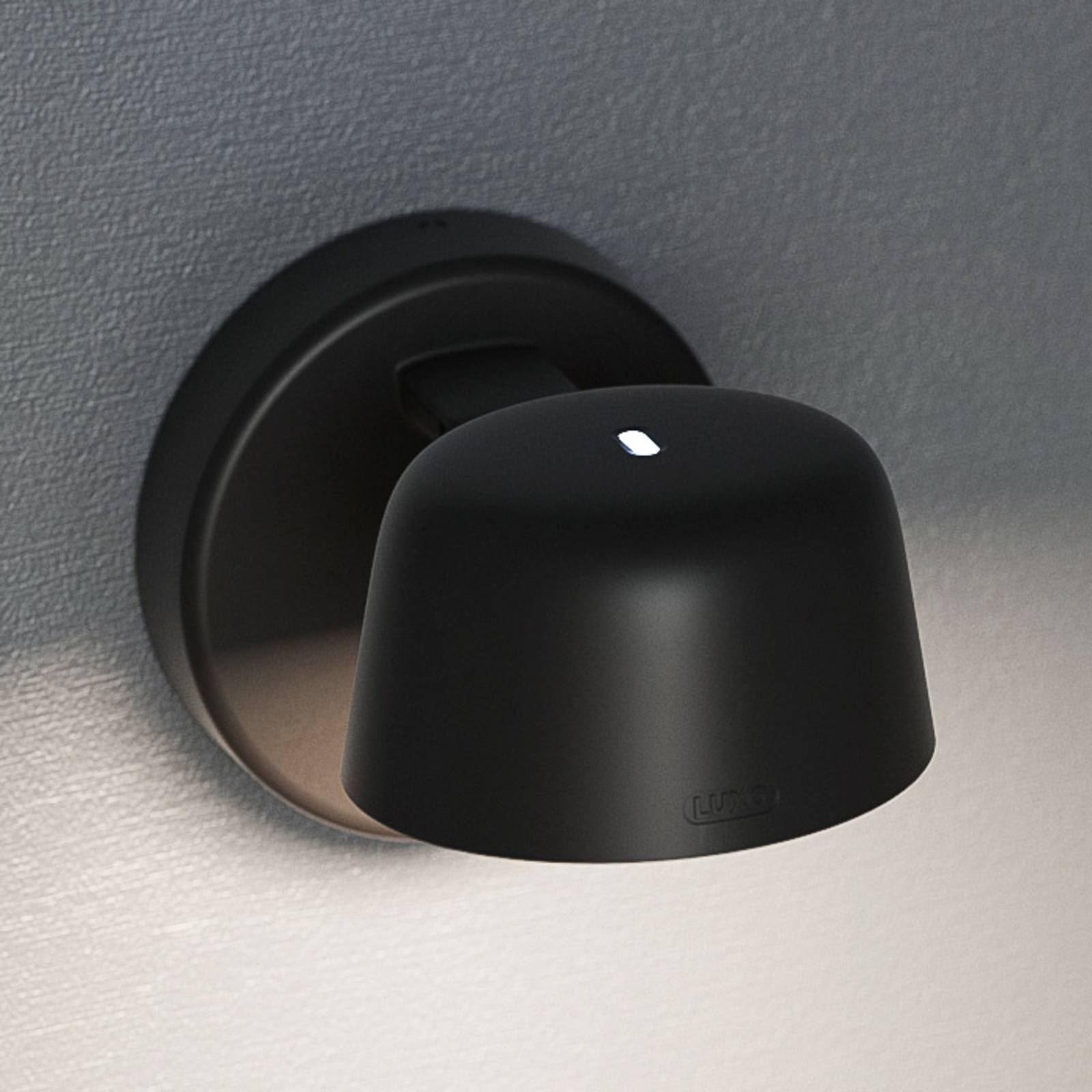 Glamox Applique LED Motus Wall dim to warm noire