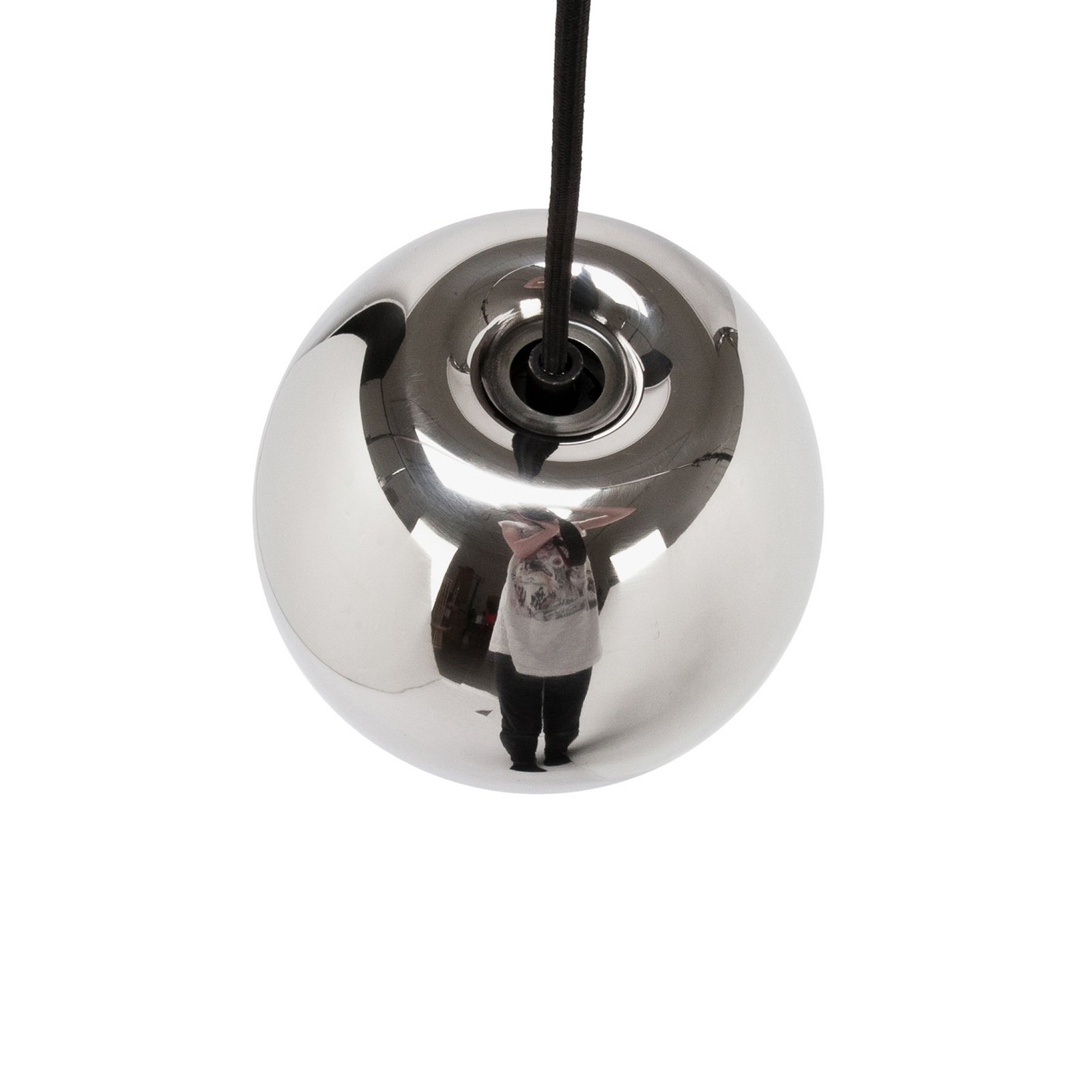 Suspension LED Void mini, couleur chrome, Ø 15 cm - Tom Dixon Suspension LED Void mini, couleur chrome, Ø 15 cm - Tom Dixon