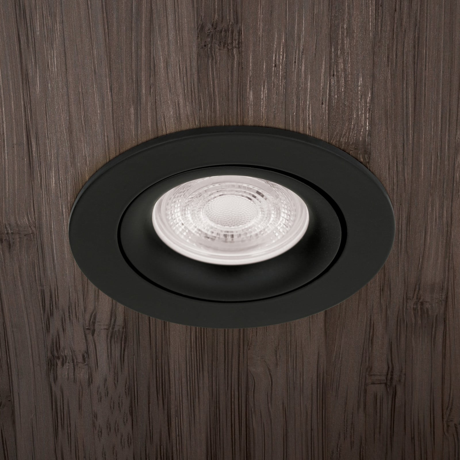 Orion Encastré Choice Inclinable Noir Aluminium