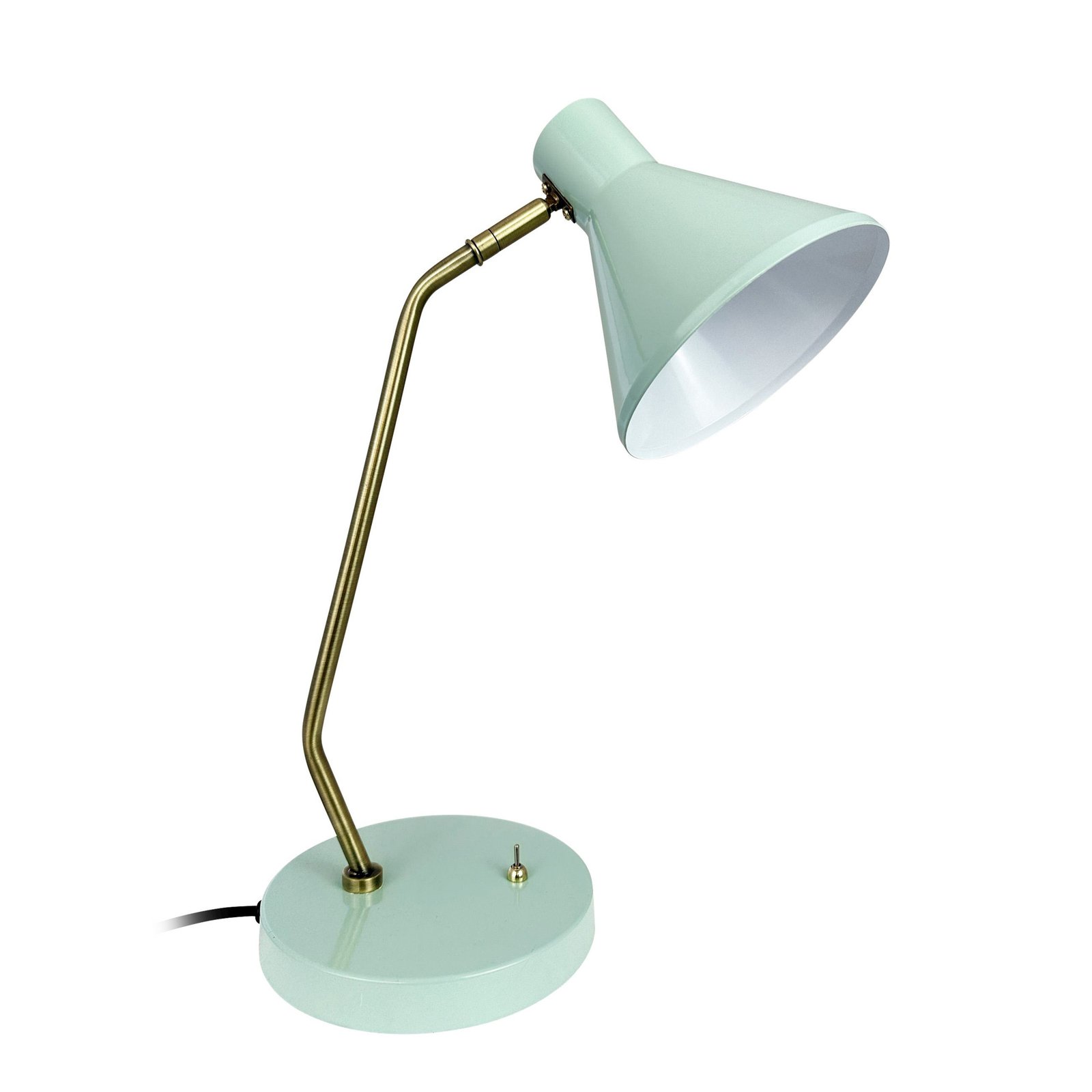 Dyberg Larsen lampe de table Sleep, vert menthe, hauteur 43,3 cm