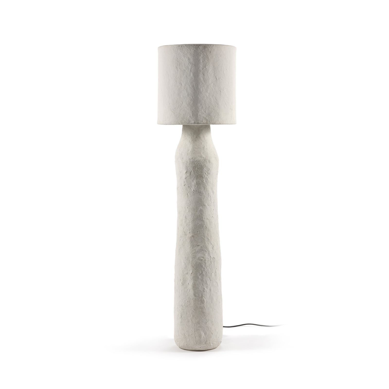 01 WHITE EARTH gulvlampe, hvid, papmaché, højde 148 cm, E27 – Serax