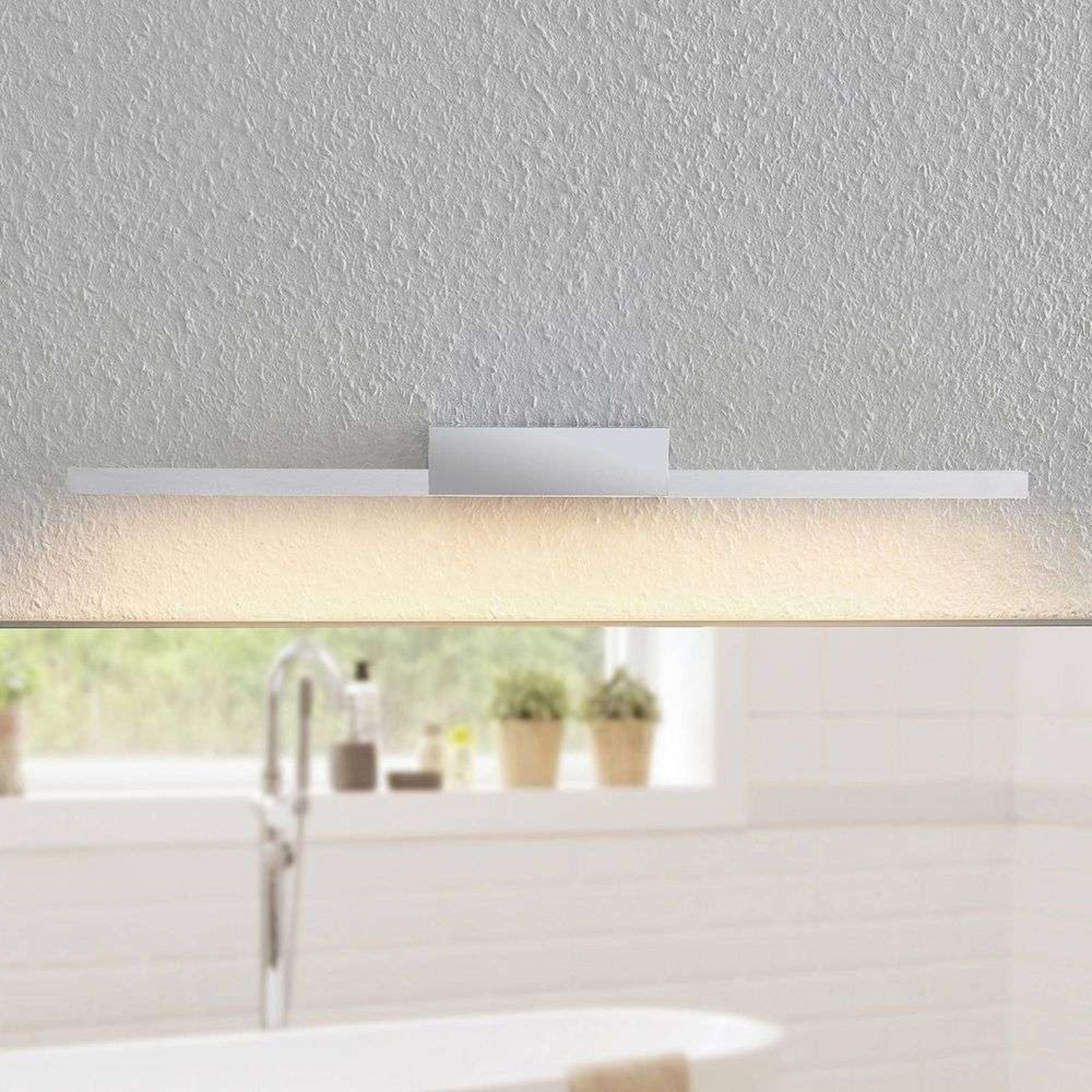 Metin Vegglampe L51,5 Chrome/White - Arcchio