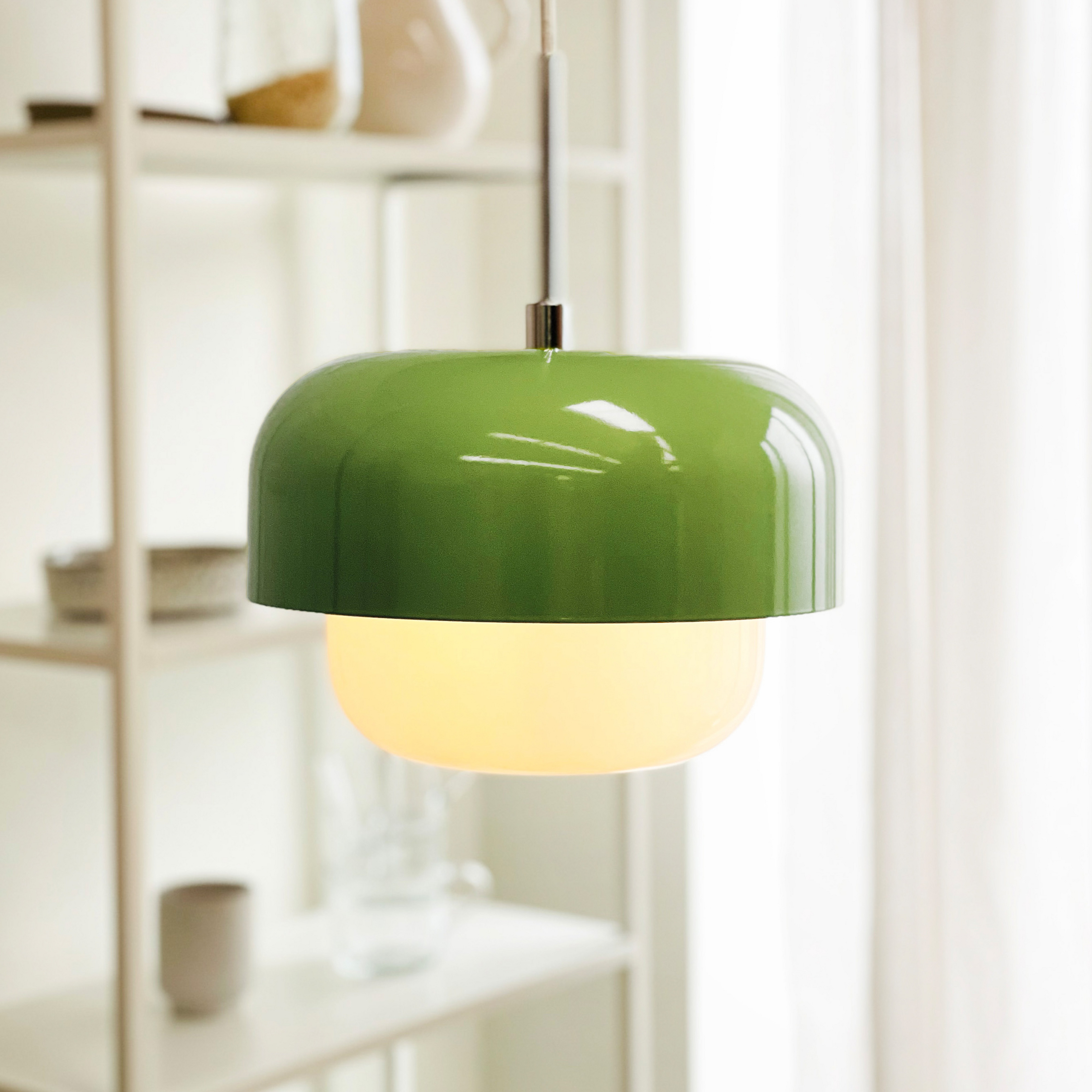 Candeeiro suspenso Haipot, verde matcha, Dyberg Larsen