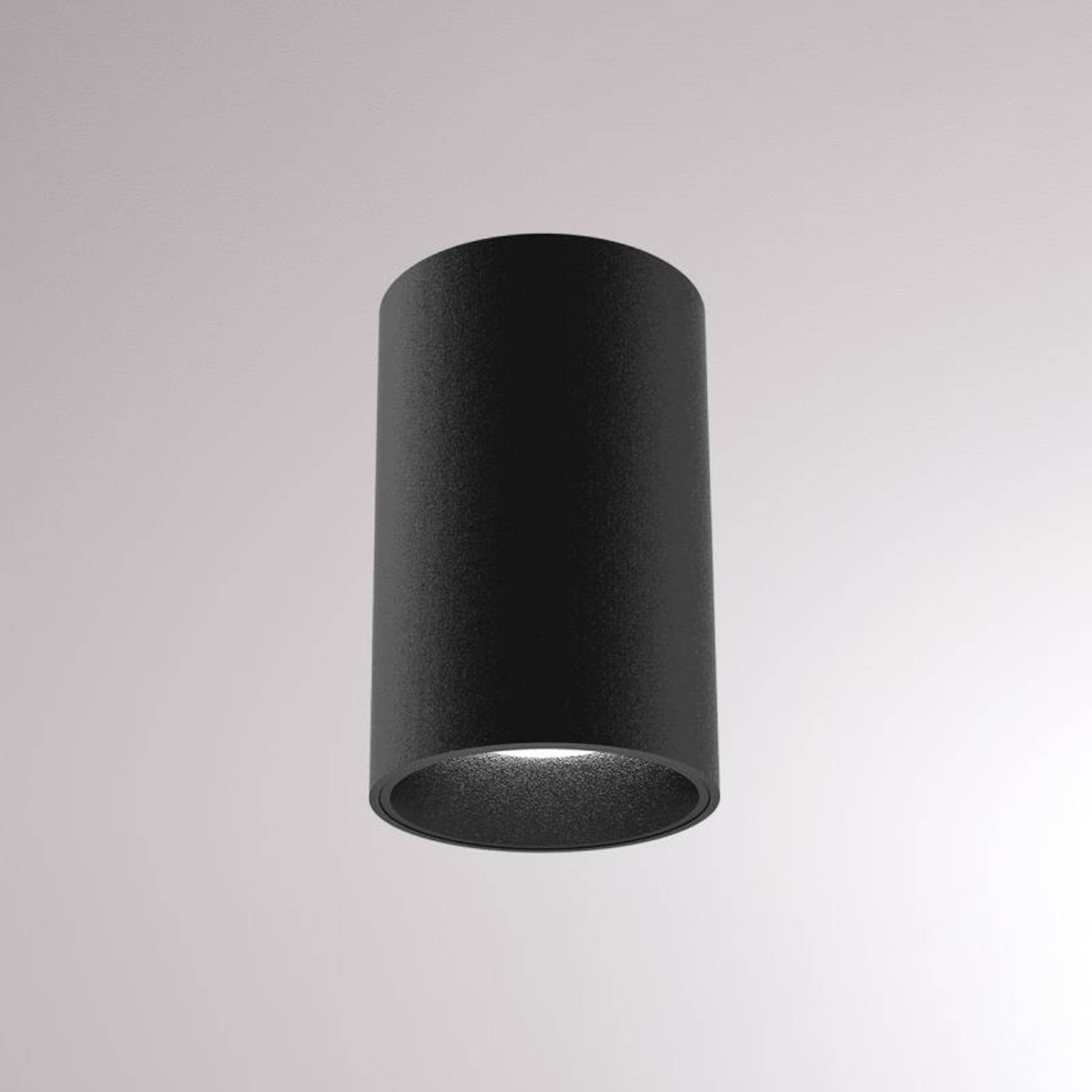 Atus Round plafonnier LED noir