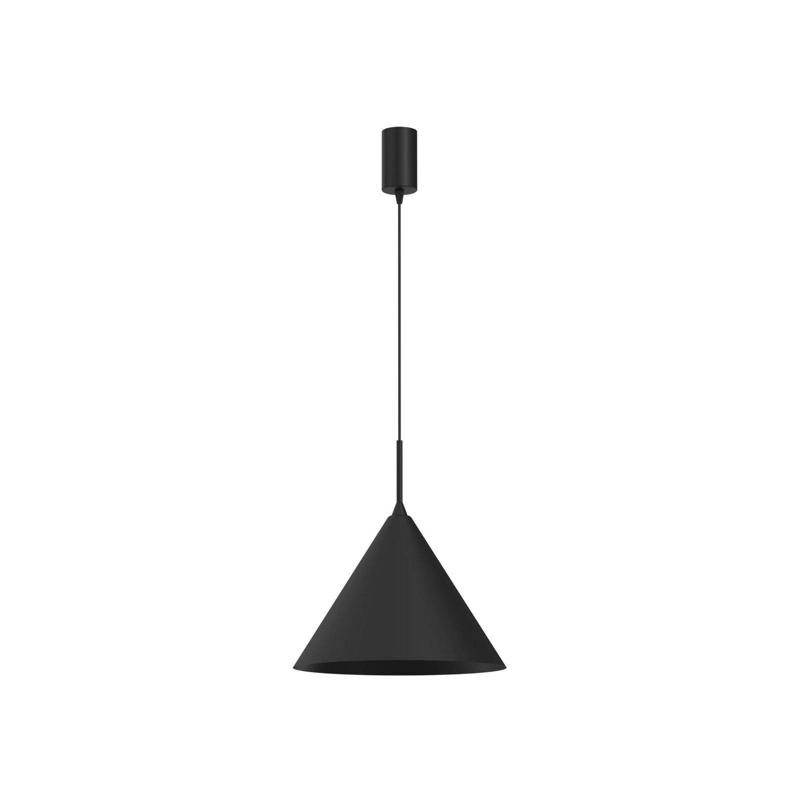 Capital pendant light, black, 1-bulb, Ø 32 cm, GX53