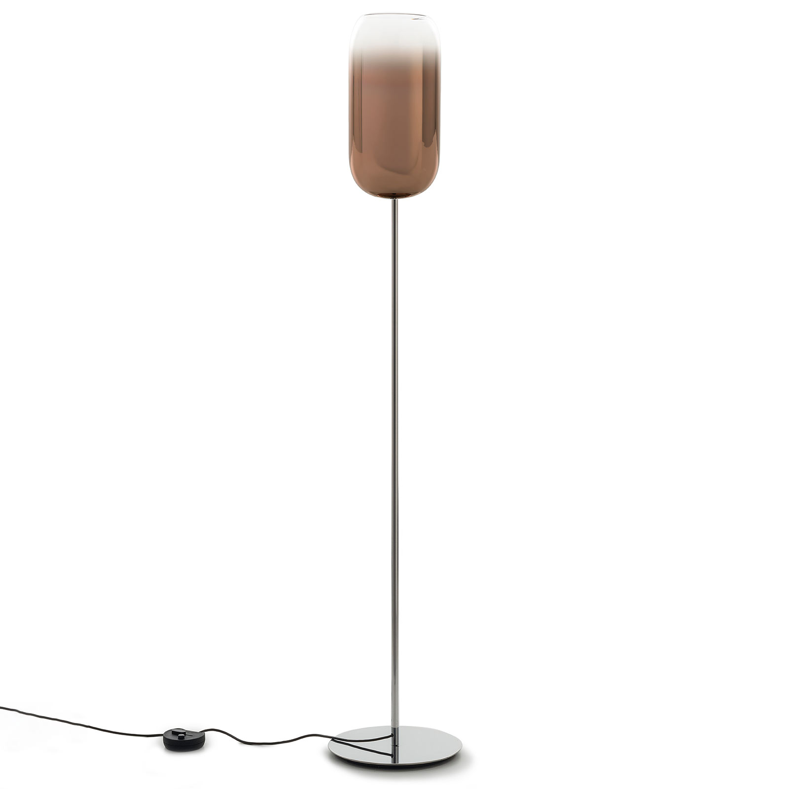 Artemide Gople floor lamp with silver base