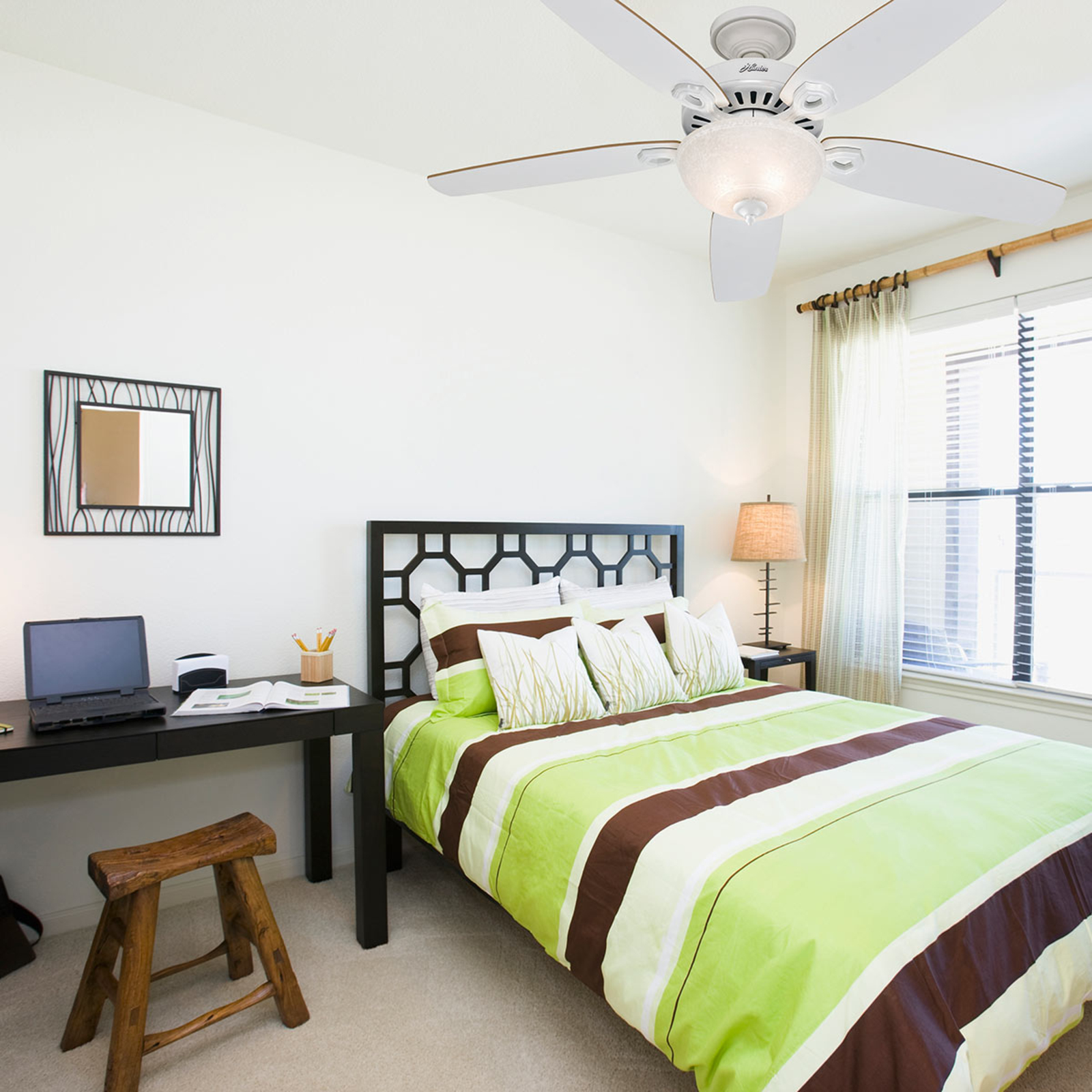 Hunter Builder Deluxe Deckenventilator, weiß kaufen | Lampenwelt.ch