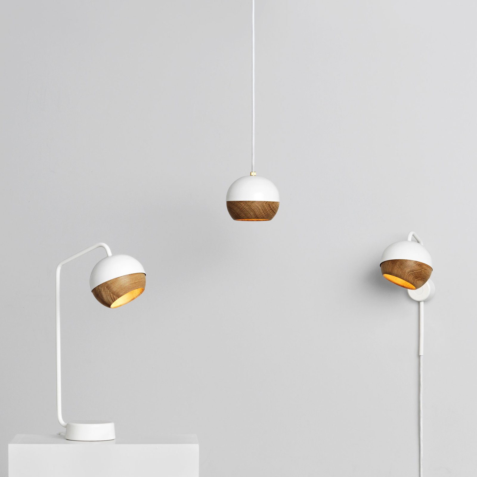 Ray Candeeiro Suspenso Small White - Mater