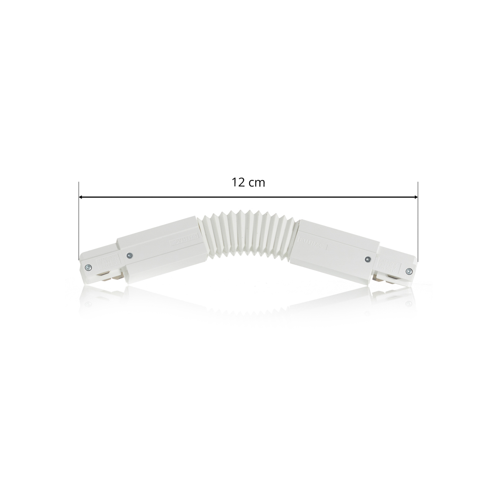 Eutrac 3-phase Flex connector, white