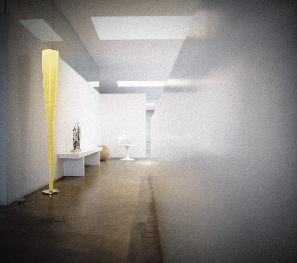 Foscarini Mite Golvlampa, gul från Foscarini