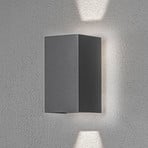 Cremona LED outdoor wall light with backlight