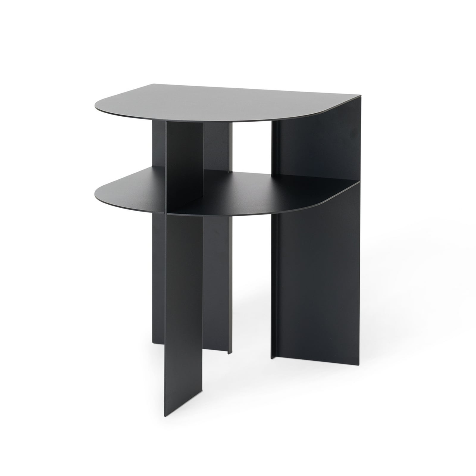 Tavolino Rand, nero, altezza 48 cm, acciaio - New Works Tavolino Rand, nero, altezza 48 cm, acciaio - New Works