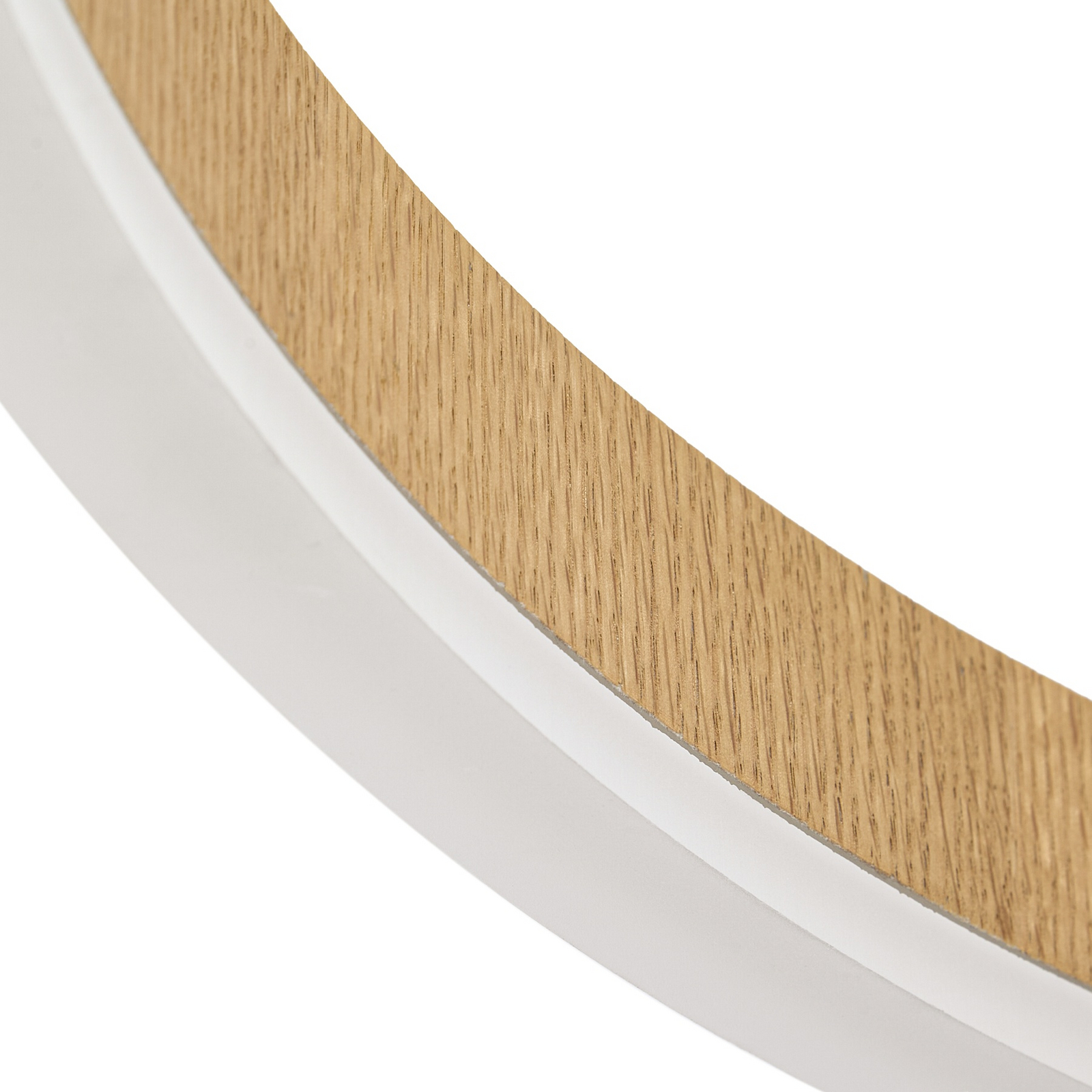 Suspension LED Thelma, chêne naturel/gris, Ø 70 cm - Lucande Suspension LED Thelma, chêne naturel/gris, Ø 70 cm - Lucande