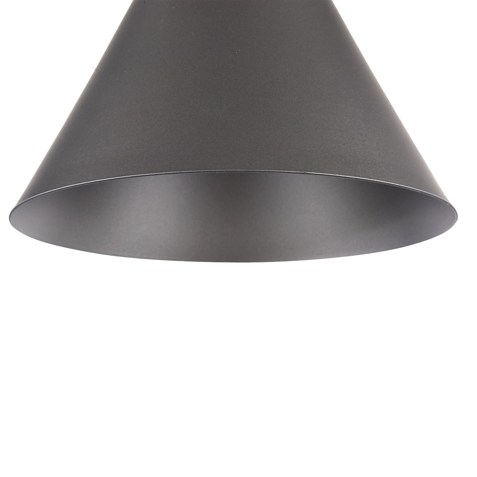 Lampada sospensione Bicones in nero, Ø 22cm