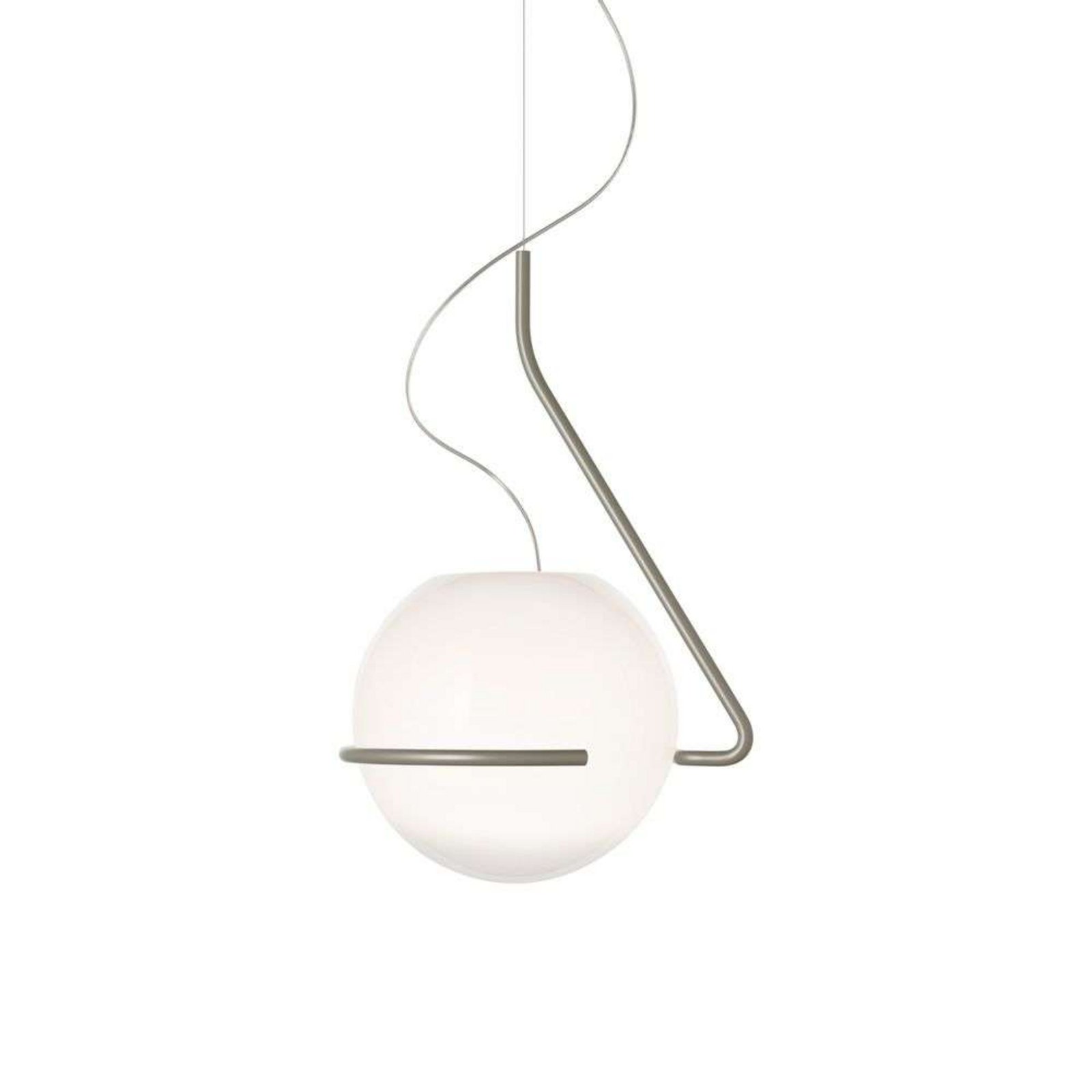 Tonda Lustră Pendul Titanium/White - Foscarini