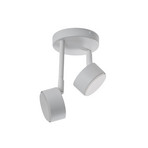 Spot pour plafond Nemo, à 2 lampes, blanc, orientable, métal, GX53