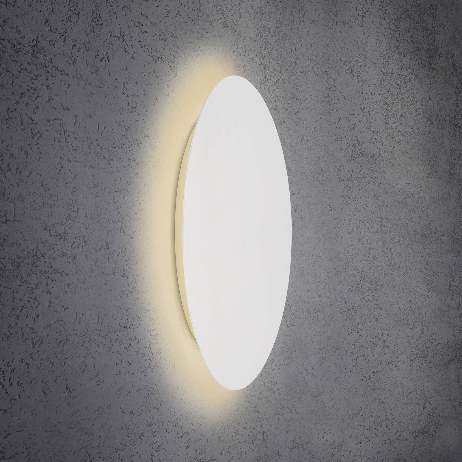 Escale Blade LED-Wandleuchte, weiß matt, Ø 79 cm günstig online kaufen