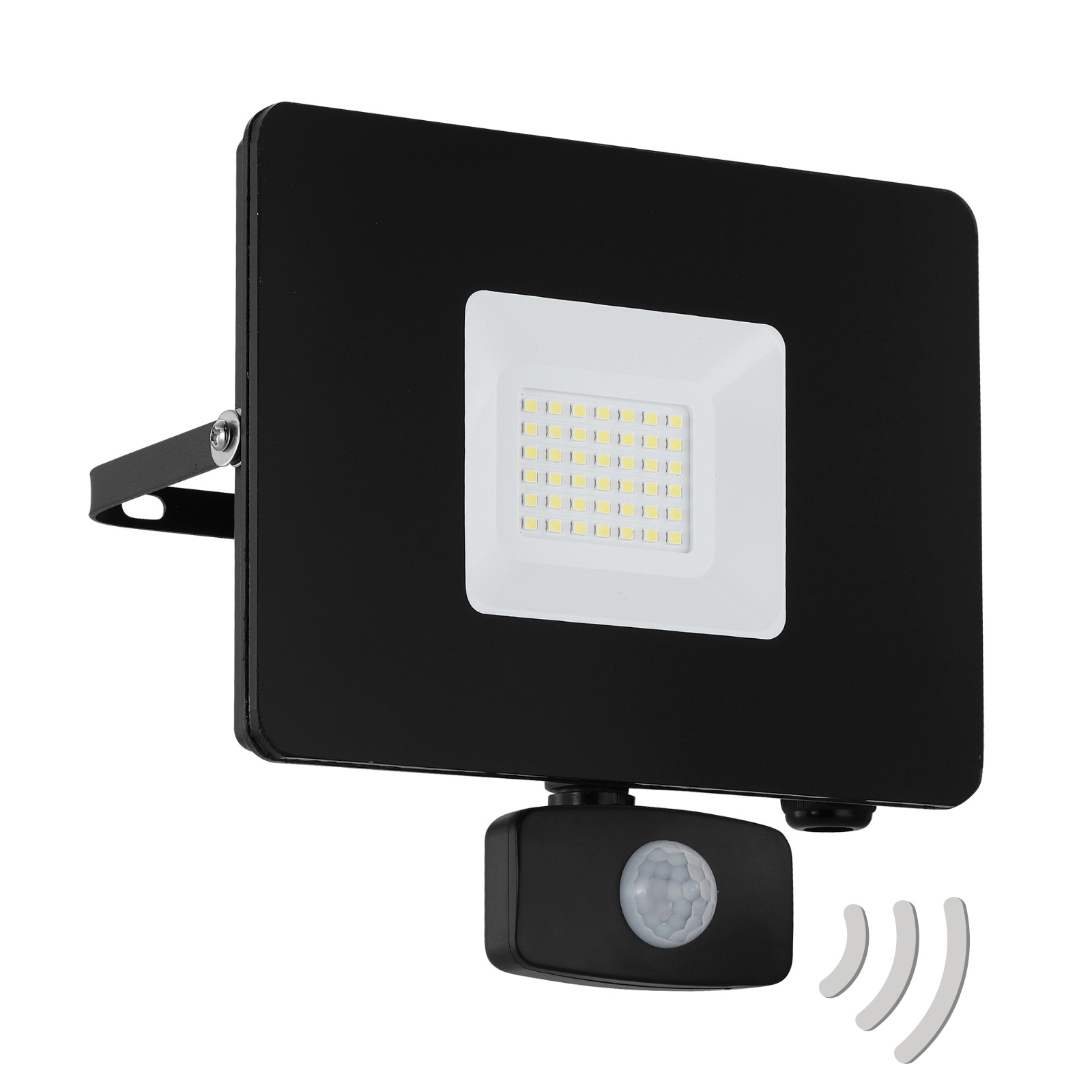 LED-Außenstrahler Faedo 3 mit Sensor, schwarz