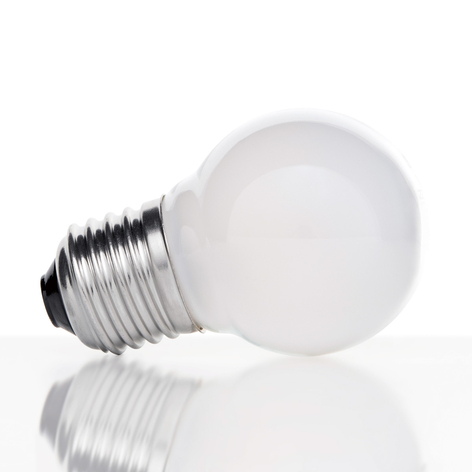 E27 4W 827 LED druppellamp, binnen mat