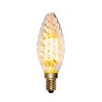 LED свещна лампа Soft Glow E14 с извита форма, 250 lm, 3 W, 2100 K, с
