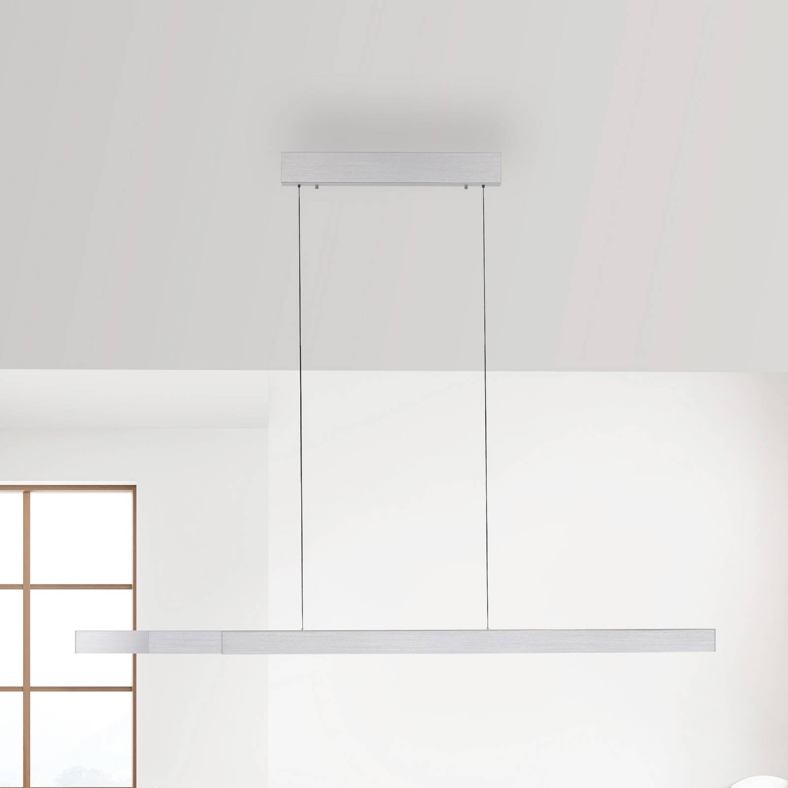 Paul Neuhaus LED-Hängelampe Adriana Square, alu, up/down günstig online kaufen