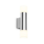 2090028 LED bathroom light 2-bulb, chrome