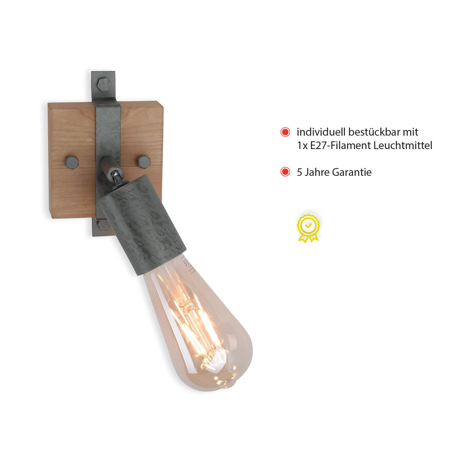 Slat ceiling light, pivotable, one-bulb