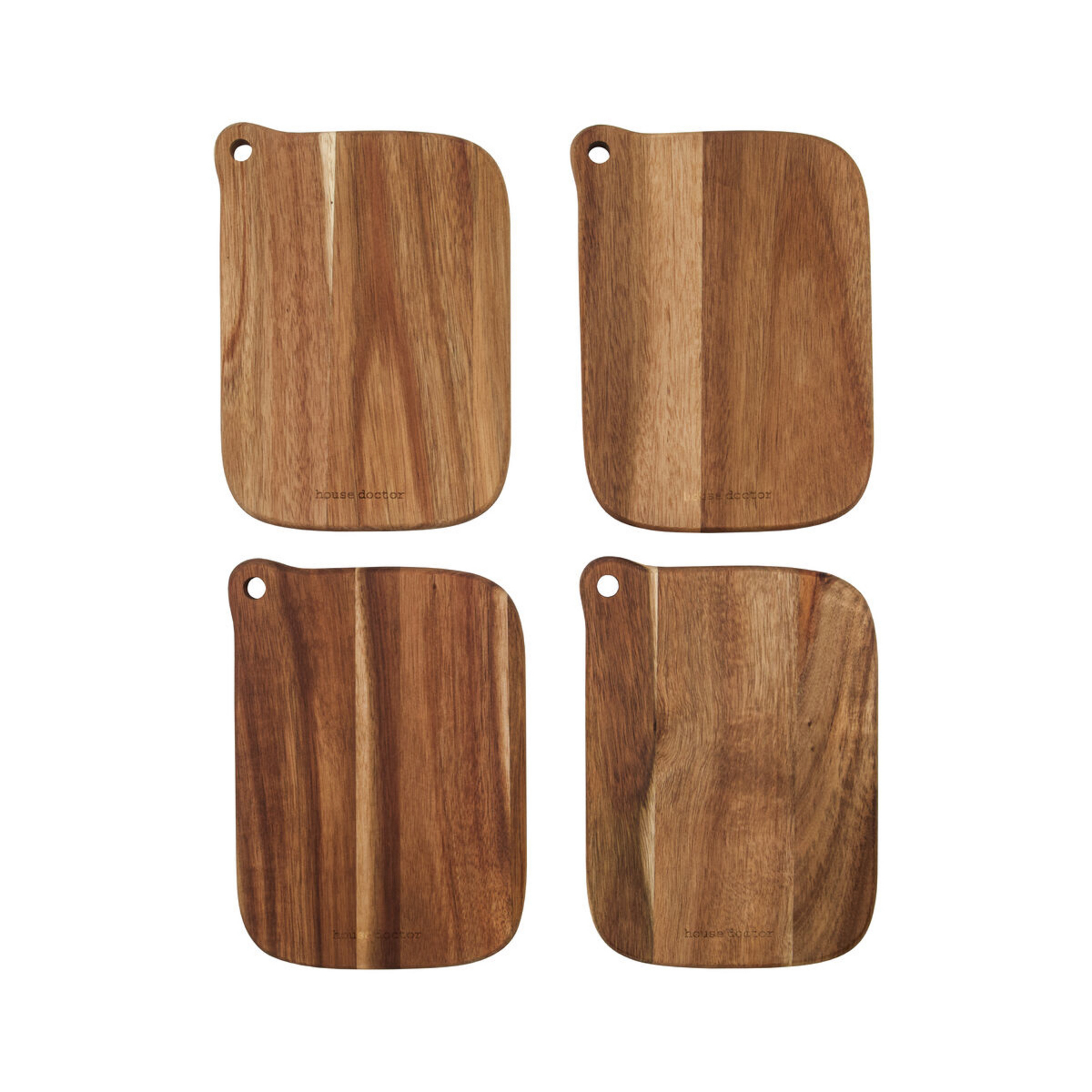 Planches à découper HDEya, bois d'acacia, lot de 4 - House Doctor