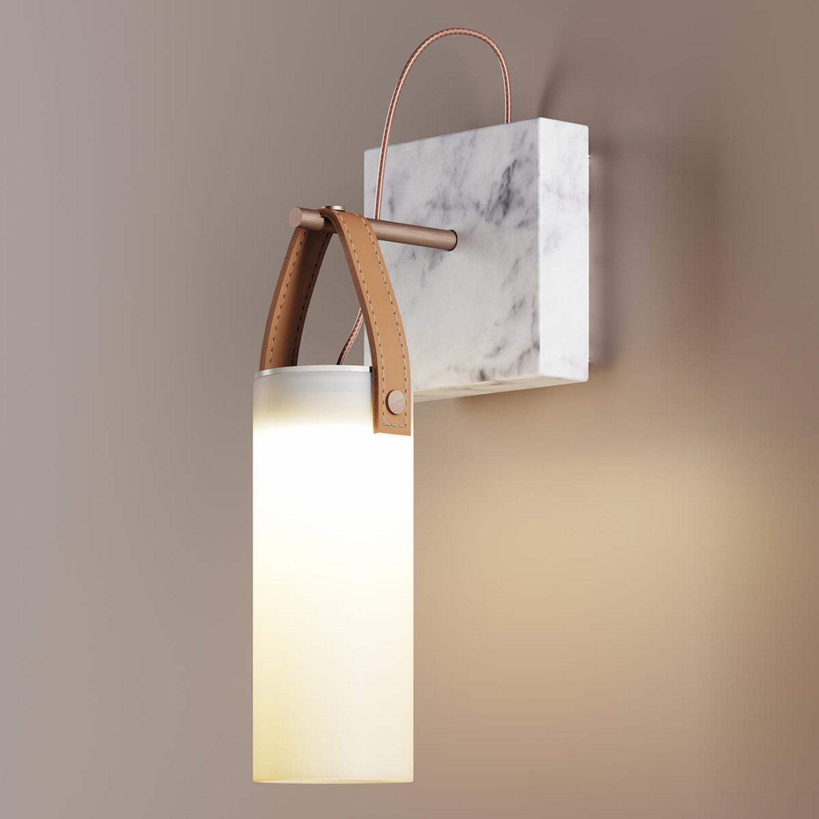Designer wall light Galerie with LED