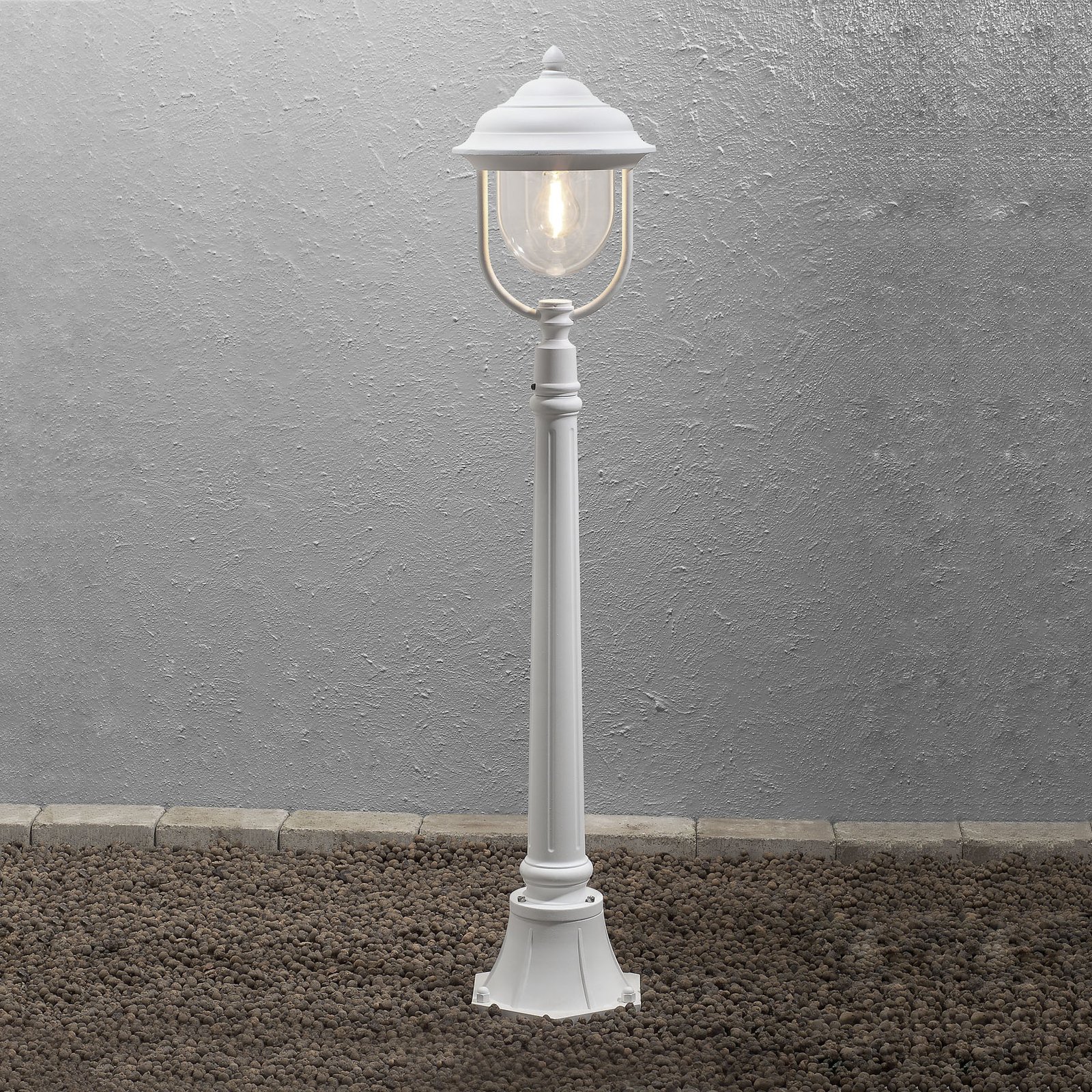 lámpara romántica para caminos Parma, blanco
