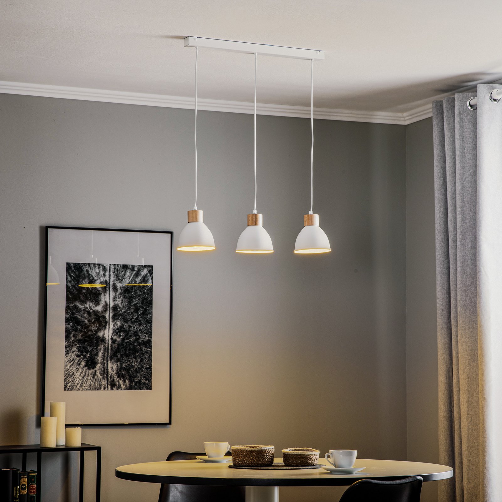 Tira 3 Pendant White - Envostar