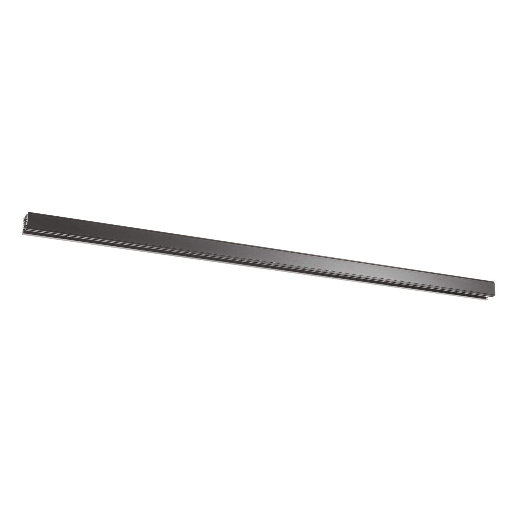 IVELA Ivela LKM Quadro three-circuit track, 2 m black, aluminium, L: 200 cm, W: 3.6 cm, H: 3.3 cm