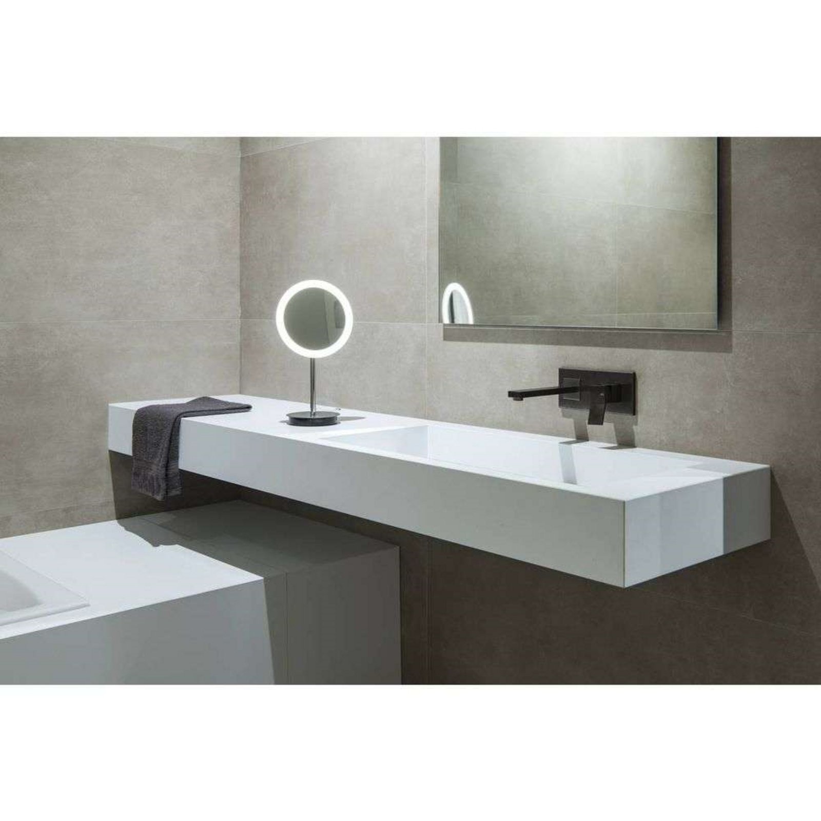 Maganda Mirror Lampă de Masă 2700/3000/4000K Chrome - SLV