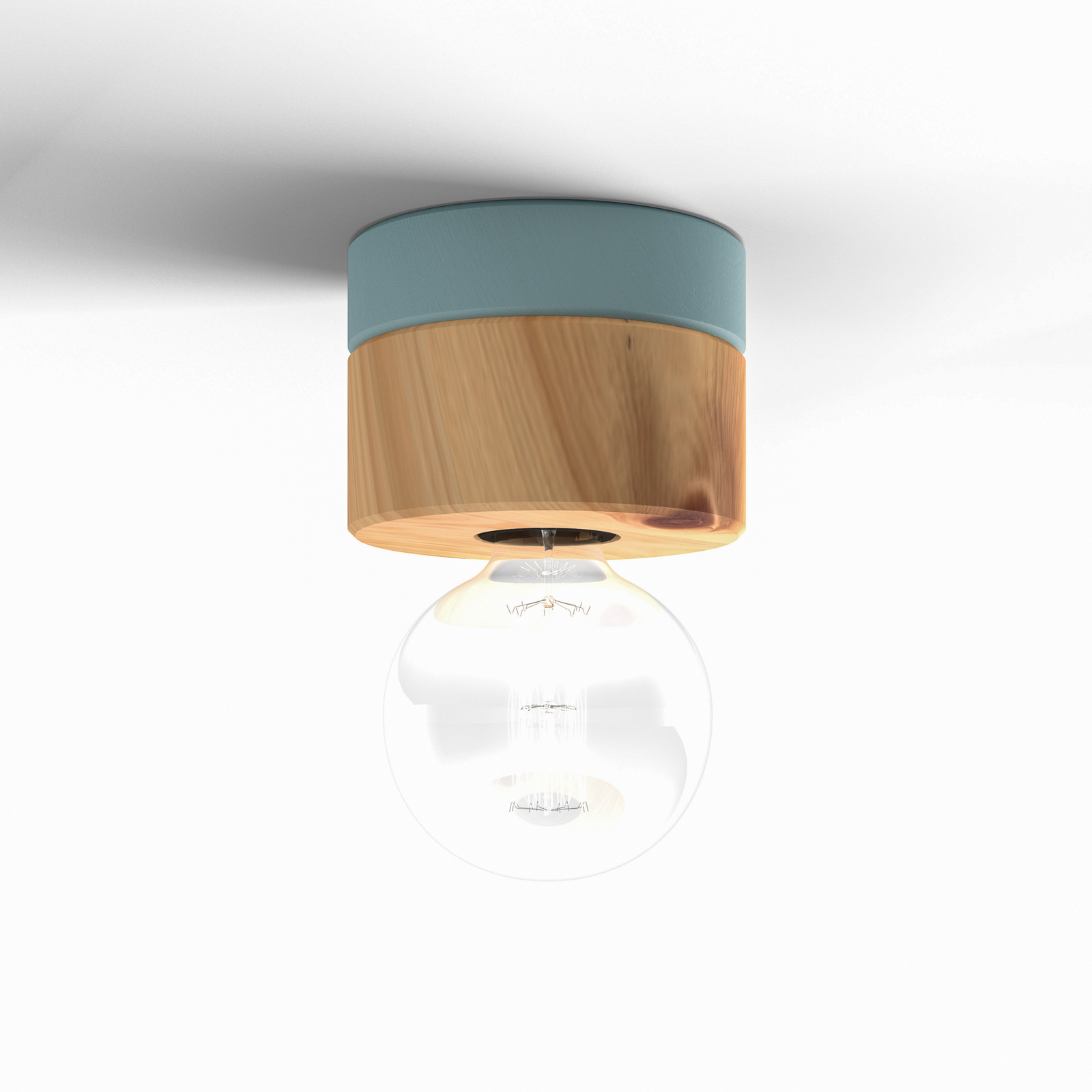 ALMUT 0239 ceiling light, vegan production, Swiss stone pine
