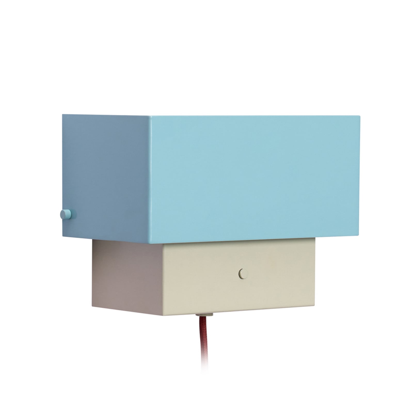 ART vägglampa blå/sand, bredd 22 cm – Hübsch