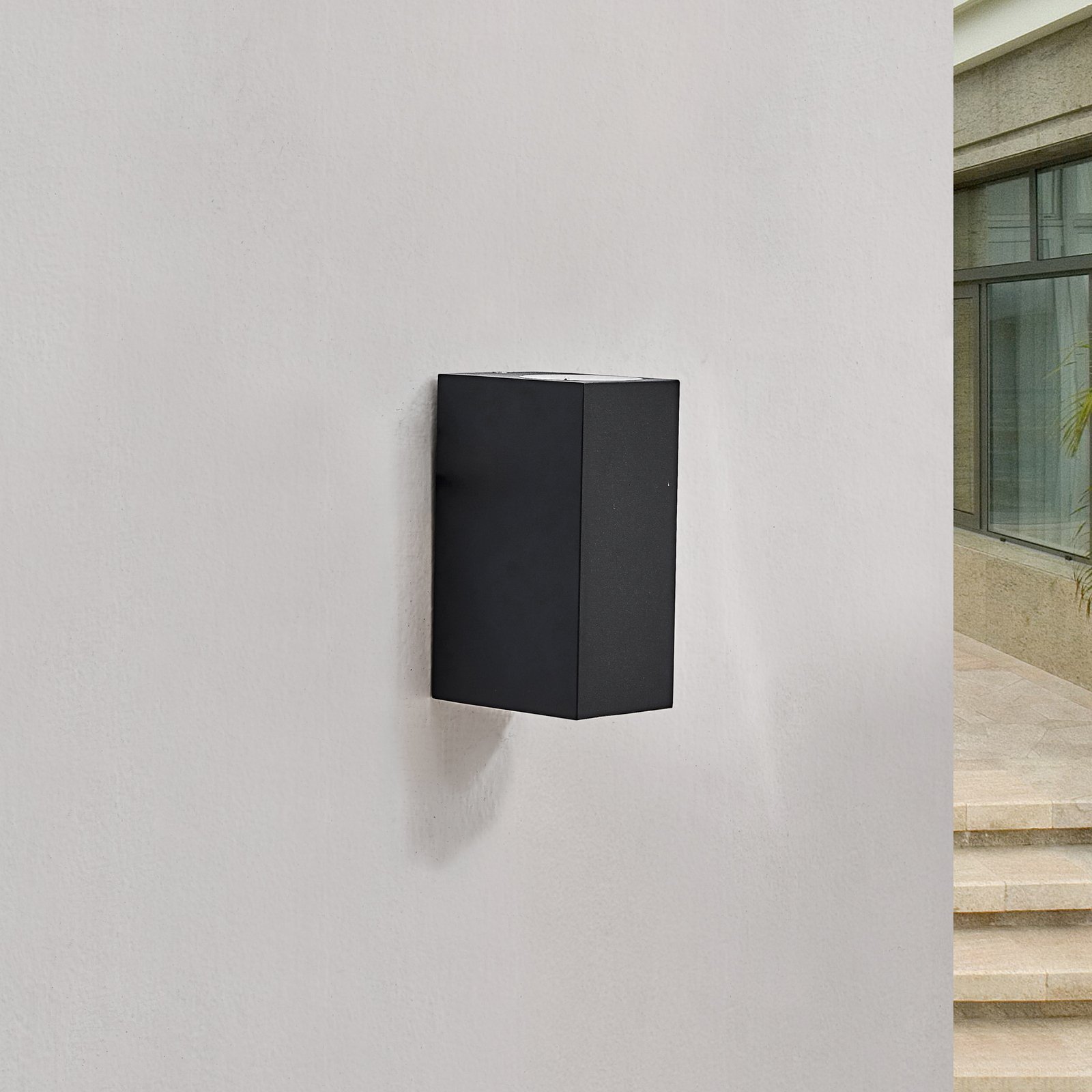 ELC Marbodira LED-Außenwandleuchte, dunkelgrau