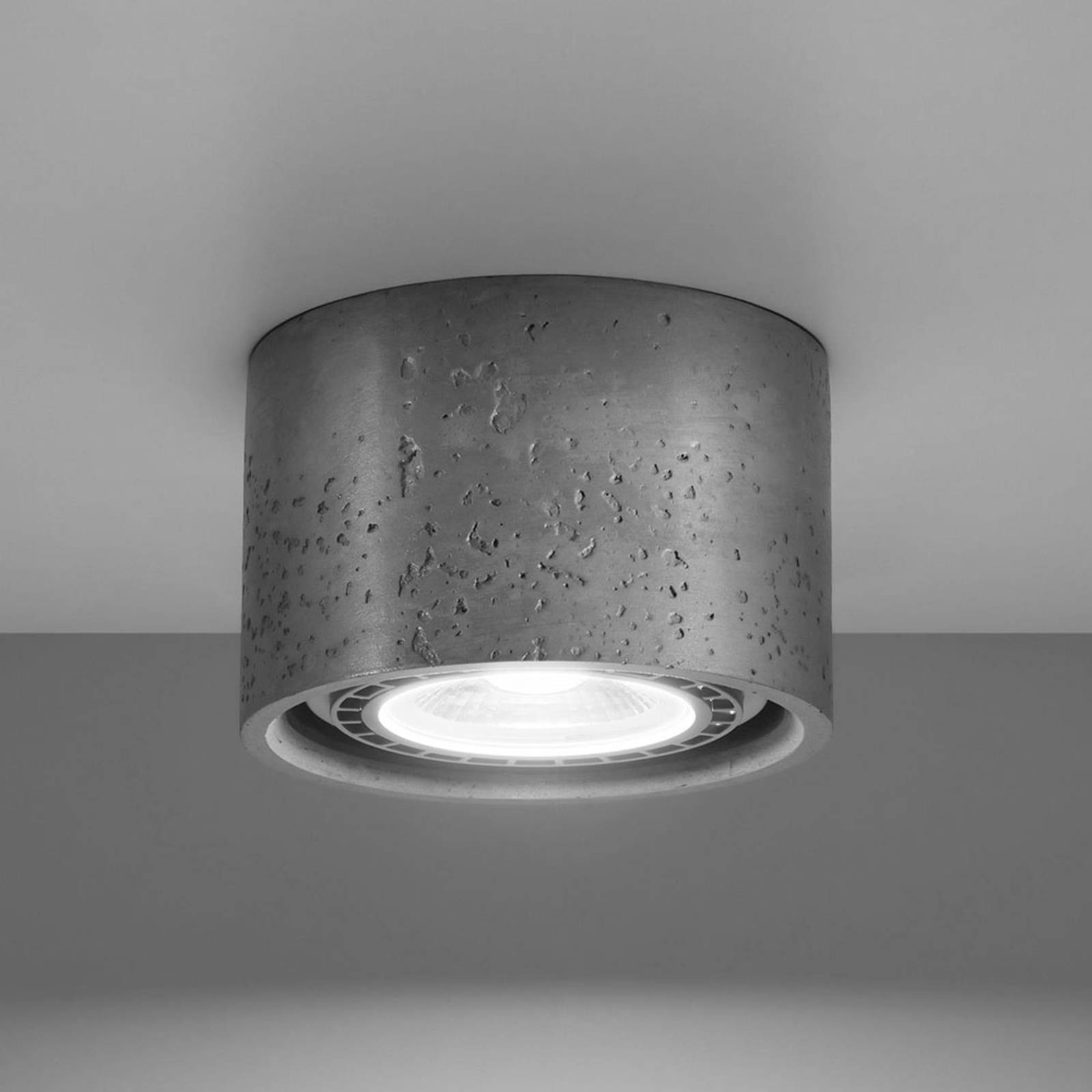 Oprawa natynkowa downlight Solana beton 1-pkt.