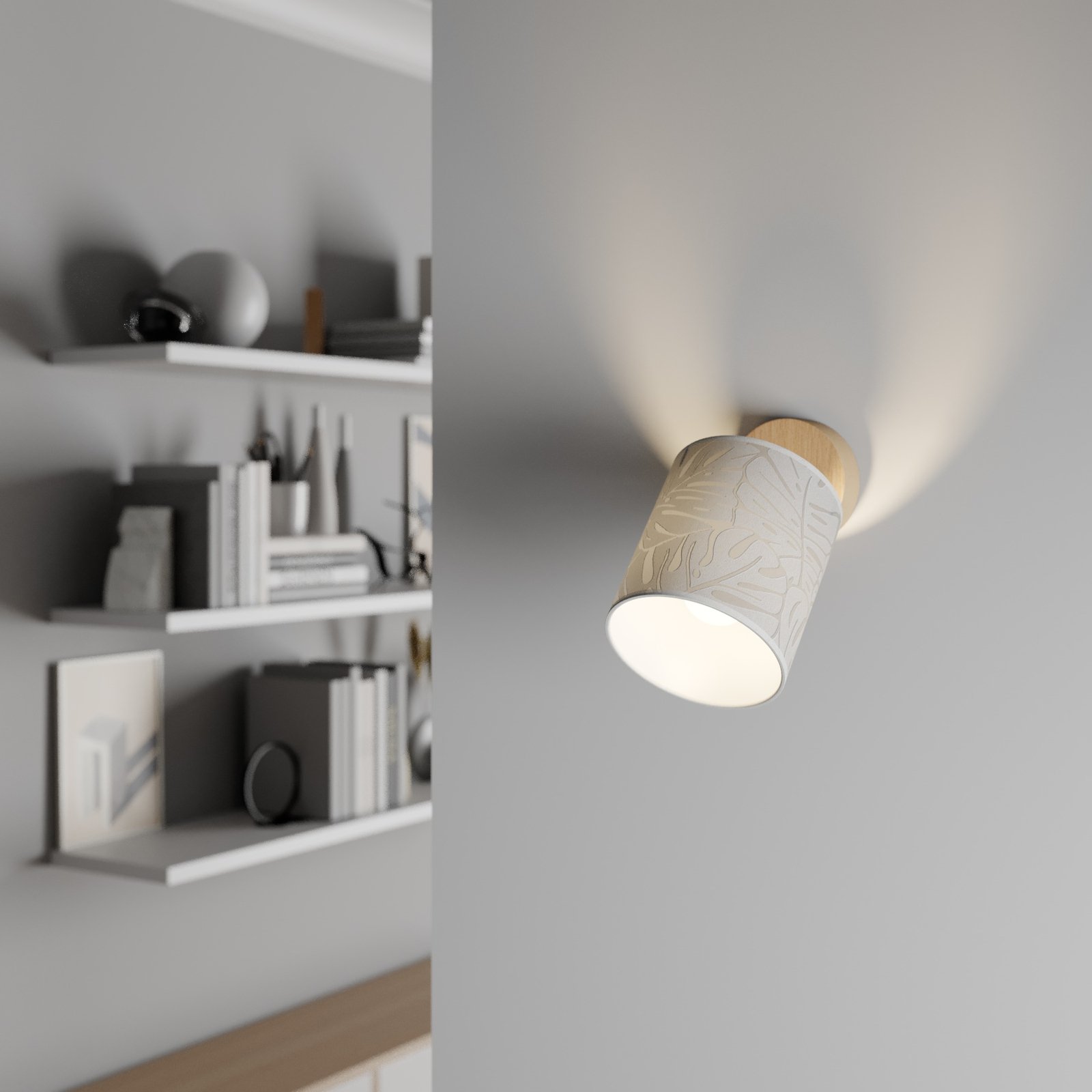 Hierro wall spotlight, 1-bulb