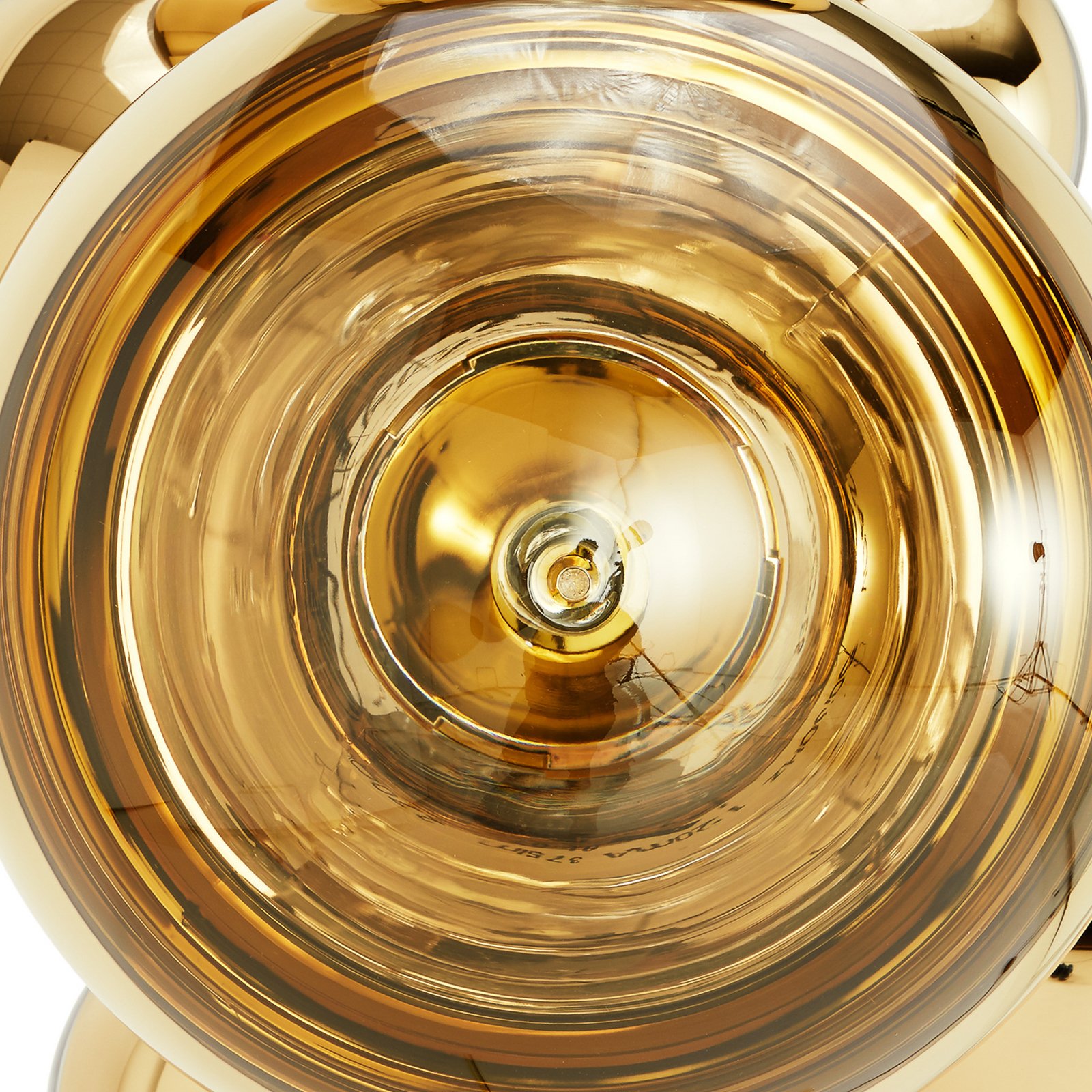 Tom Dixon Mirror Ball Floor Chandelier, gold-coloured, 182 cm