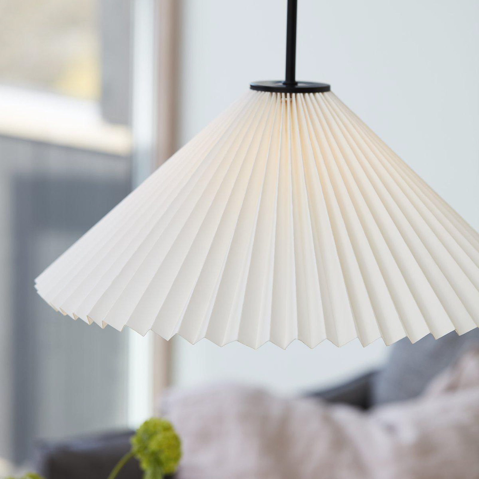 PR Home Polly viseća svjetiljka, bijela, Ø 45 cm, papir
