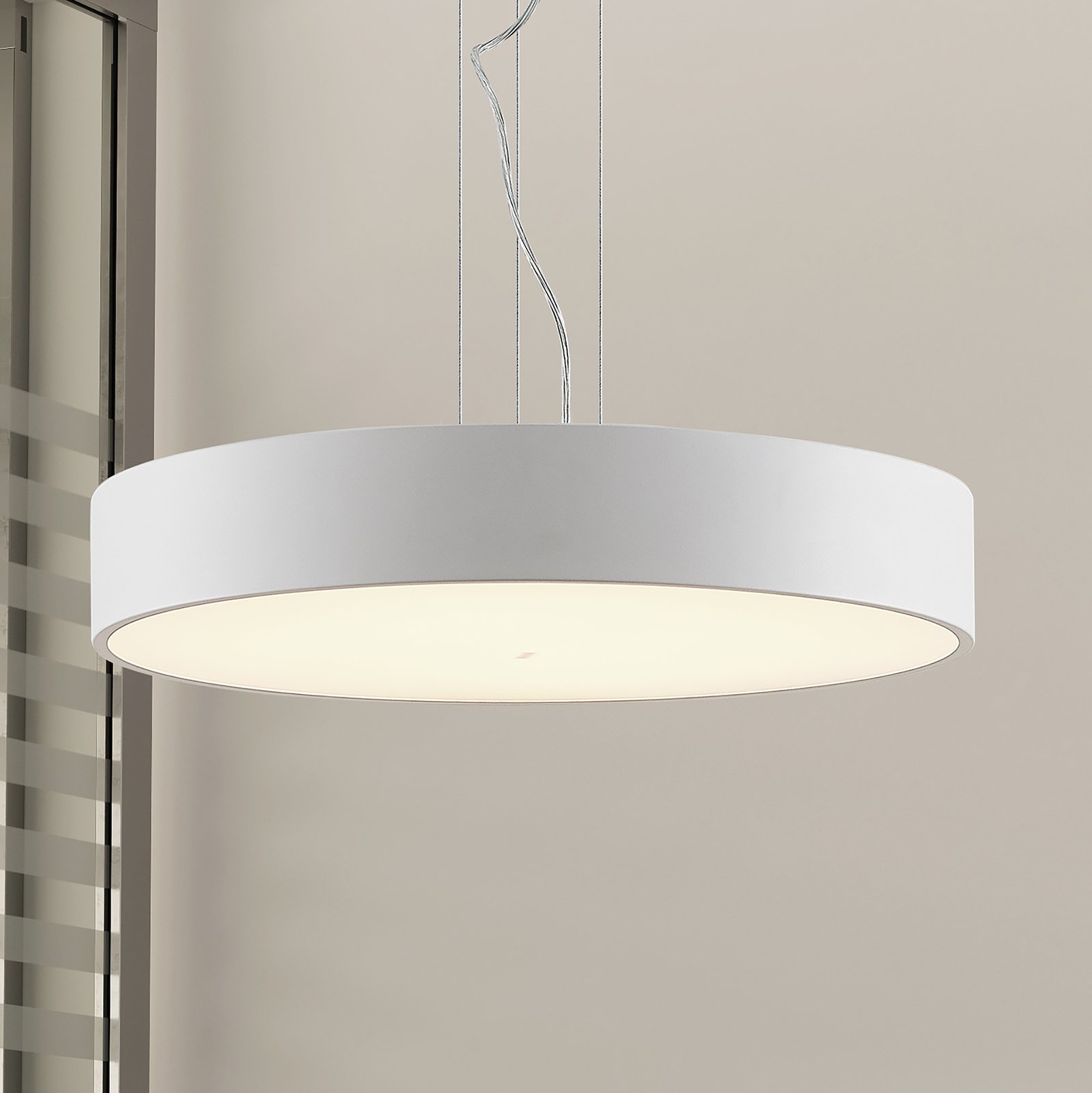 Arcchio Noabelle LED függő lámpa, fehér, 60 cm